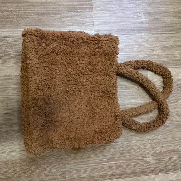 Wild Fable Sherpa Tote Bag – Cozy Brown - Picture 2 of 6